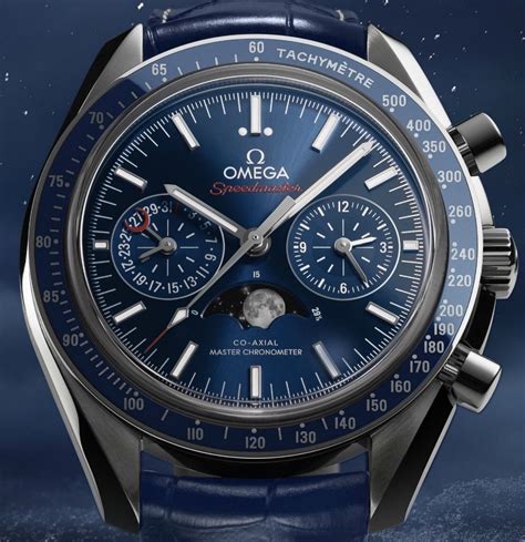 omega watch with moon face|omega watch with moon phase.